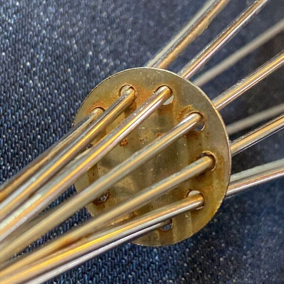 Vtg,Stainless Steel Kitchen Utensil Set 5 with Wooden Accents - Picture 10 of 15